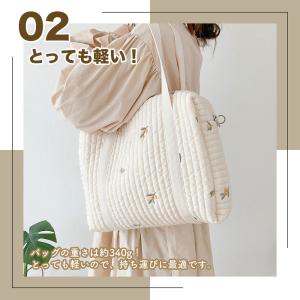 キルトマザーズバッグ ベビー お出かけ 軽量 ...の詳細画像3