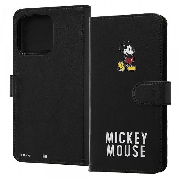 iPhone 13 Pro ディズニー 手帳型アートケースマグネット ミッキーマウス_025