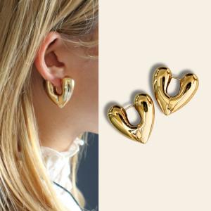 アニカイネズ　ハート　フープ　ピアス　ゴールド Annika Inez ハート フープ ピアス ハートHEART ゴールド