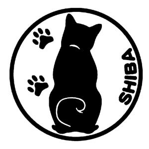 車 ステッカー 柴犬 柴 シバ 犬 ドッグ DOG 愛犬 英字 給油口 おもしろ バイク かっこいい カー用品 かわいい シール おしゃれ 転写式 黒 送料無料
