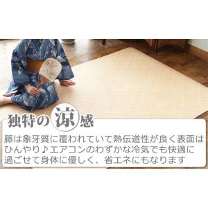 籐カーペット 籐あじろ 4.5畳 4畳半江戸間...の詳細画像5