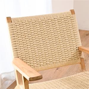 パーソナルチェア ペーパーコード 木製 無垢材...の詳細画像2