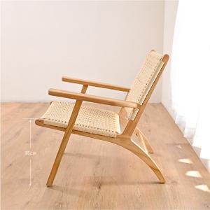 パーソナルチェア ペーパーコード 木製 無垢材...の詳細画像3