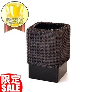ゴミ箱 おしゃれ ごみ袋が見えない カバー ラタン 重厚 GK303SAT 爆買