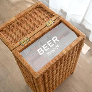 ビール ストッカー 収納バスケット ケース 小...の詳細画像3