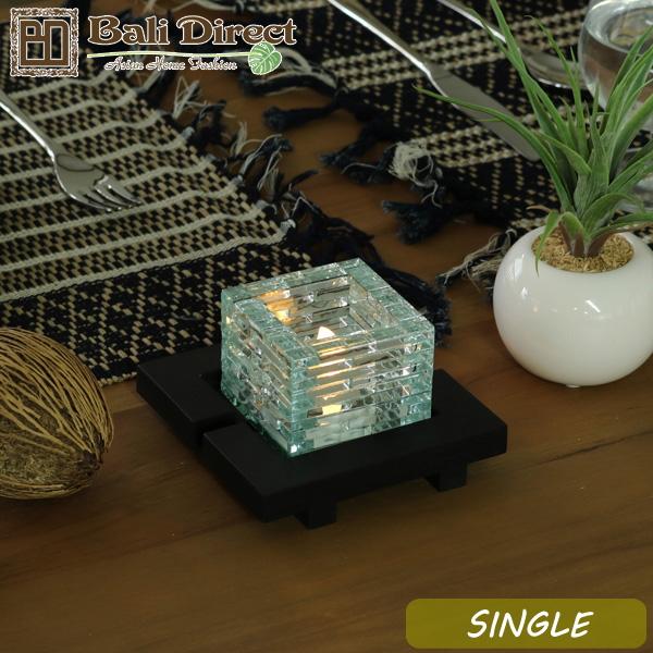 アジアン雑貨 バリ キャンドルホルダー スタンド ろうそく立て おしゃれ ガラス グラス z0202...