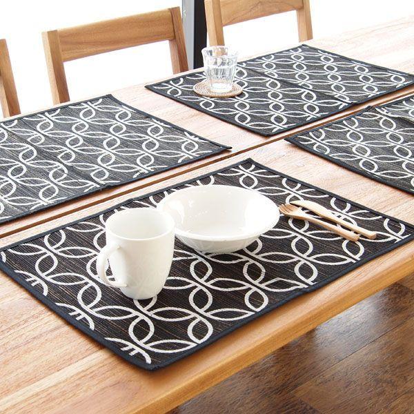 アジアン雑貨 バリ エスニック ランチョンマット ヤシ おしゃれ z190201i【爆買】