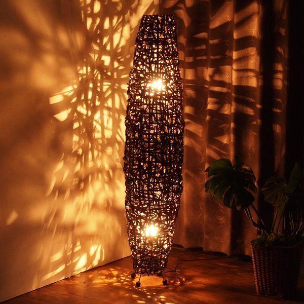 アジアン雑貨 バリ 照明 フロアライト スタンドライト 間接照明 インテリア おしゃれ アクビィ A...