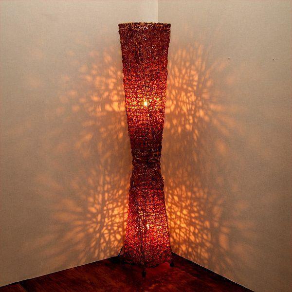 アジアン家具 雑貨 フロアライト リビング 間接照明 スタンドライト おしゃれ バリ ラタン z93...