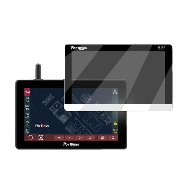 Portkeys BM5WR / BM5III / LH5P用 5.5"モニタースクリーンプロテクタ...