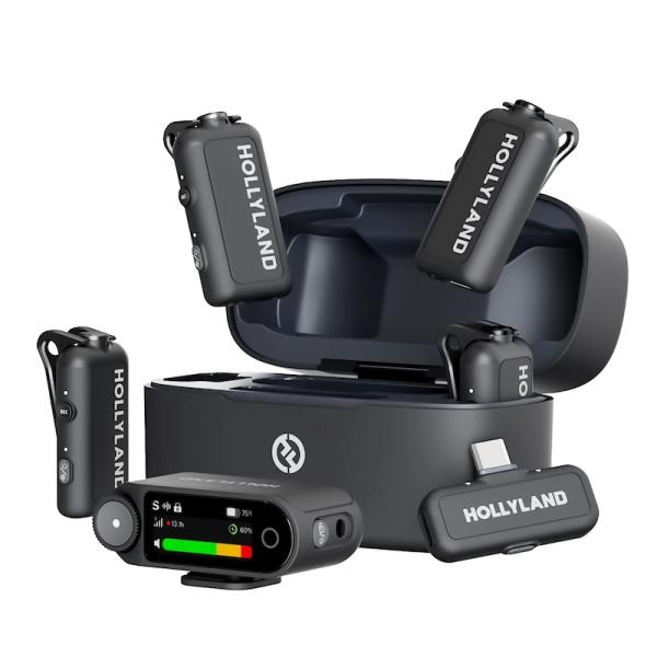 Hollyland Lark MAX 2 Combo 4人用 (カメラ受信機＋USB-C受信機付) ...