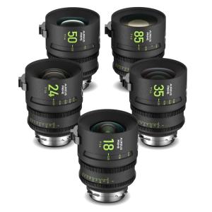 NiSi AUREUS PRIME SET PL-Mount (18mm/24mm/35mm/50mm/85mm) nisi ニシ aureus アウレウス plマウント シネマレンズ