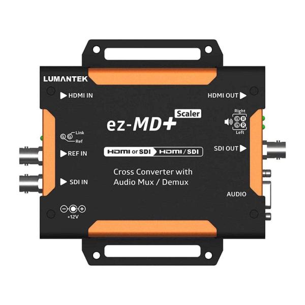 LUMANTEK ez-MD+ HDMI/SDI クロスコンバーター オーディオディレイ付 XLRバ...
