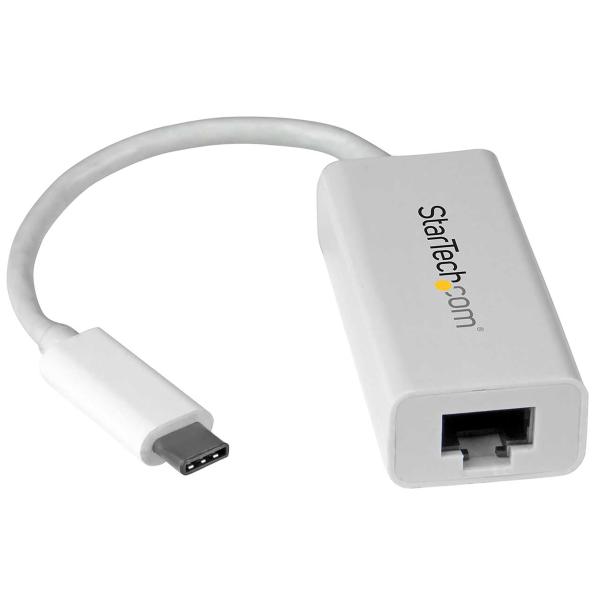 StarTech.com USB-C - ギガビット有線LAN 変換アダプタ ホワイト US1GC3...