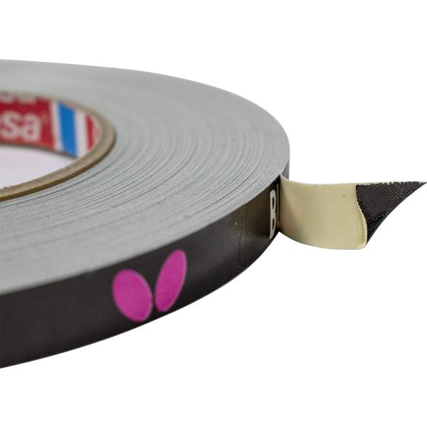 Butterfly サイドテープ ブラック/マゼンタ 幅12mm 卓球/卓球パドルのエッジを保護する...
