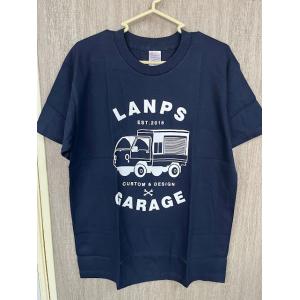 ランプス　オリジナルＴシャツ　ネイビー　Mサイズ｜lanps-store