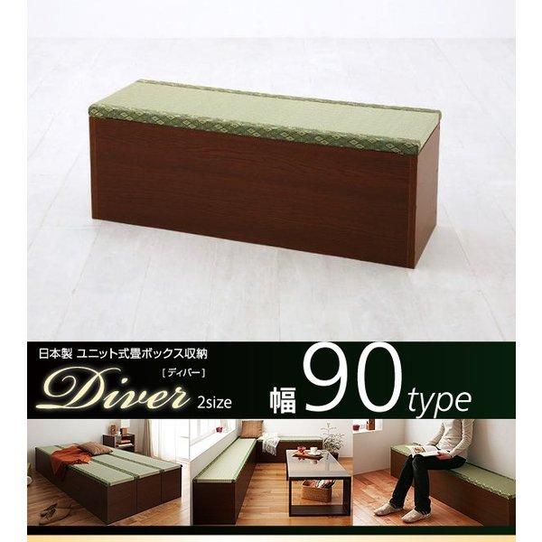 ユニット式畳 ボックス収納 日本製 1体 90タイプ