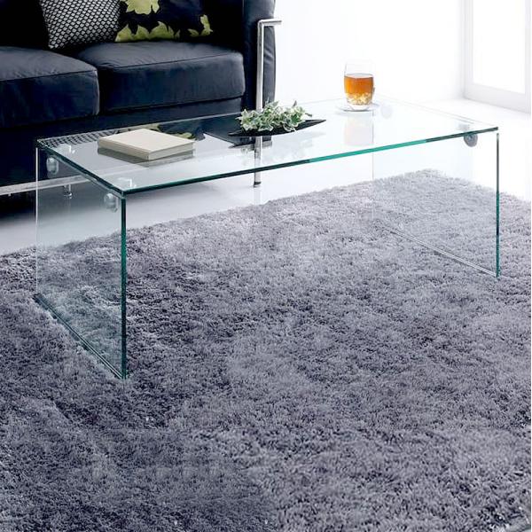 ガラスローテーブル W100 センターテーブル サイドテーブル