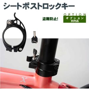 シートポストロックキー EOLE X 折りたたみ電動アシスト自転車 オプションパーツ｜lanran