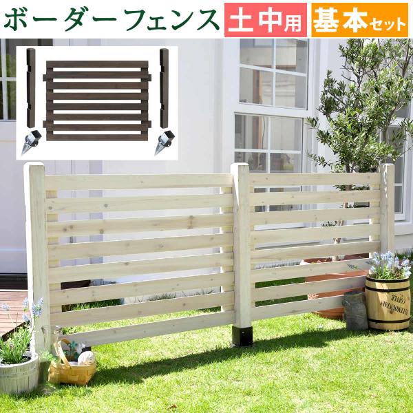 ボーダーフェンス　スプレッド（基本セット/土中用） SFBF1000F-UB