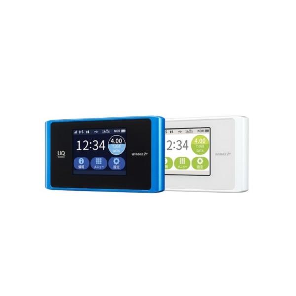 【美品】UQ Speed Wi-Fi NEXT WX04 NAD34MLU アクアブルー/4G LT...