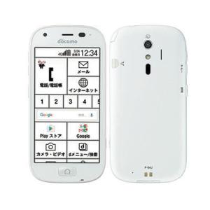 【Simロック解除済み】Docomo らくらくスマートフォン４　F-04J☆Bランク☆　ホワイト　本...