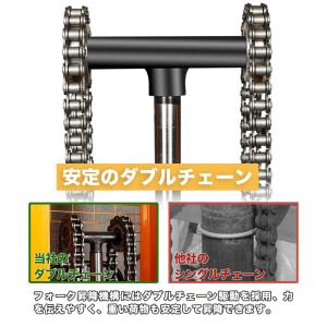 フォークリフト 0.5t スタッカー ハンドパ...の詳細画像5