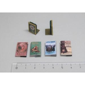 12分の1サイズ アメリカ製豆本4冊とブックエンド スティーブン・キング