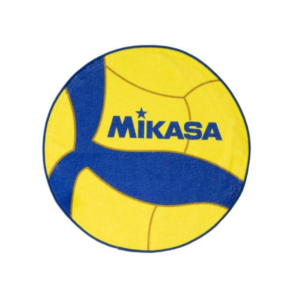 ミカサ(MIKASA) バレーボール型 ハンドタオル 黄/青 AC-TL102A