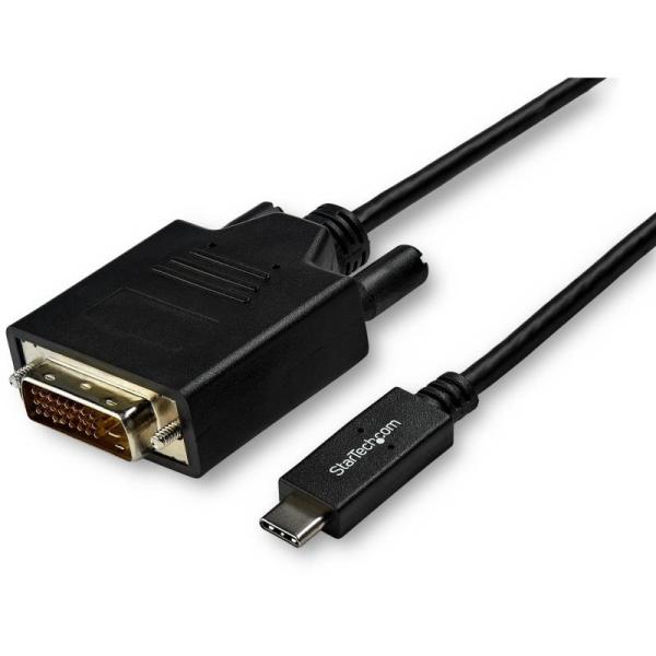 StarTech.com USB Type-C - DVI 変換ケーブル/3m/USB-C - DV...