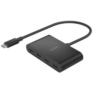 Belkin Connect〓 USB-C to 4ポートUSB-Cハブ(4-in-1) 100W ...