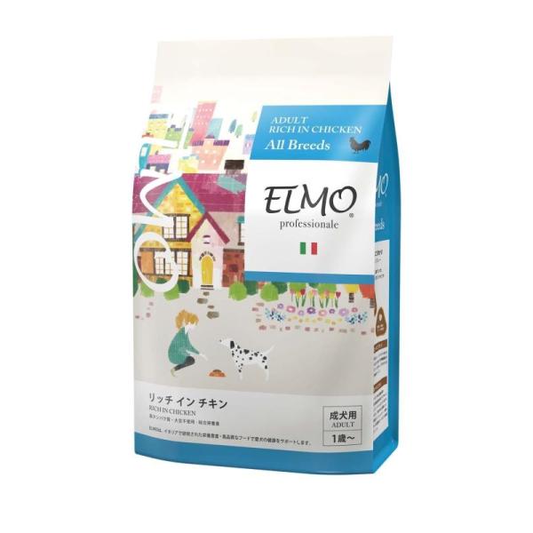 ELMO エルモ アダルト 成犬用 1歳から リッチインチキン 3kg