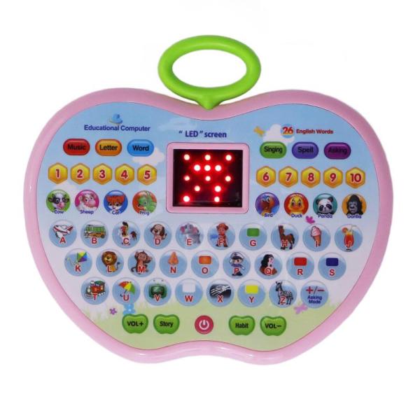 3歳の男の子の女の子のための赤ちゃんのタブレットのおもちゃ、子供のための電子学習タブレット、LEDデ...