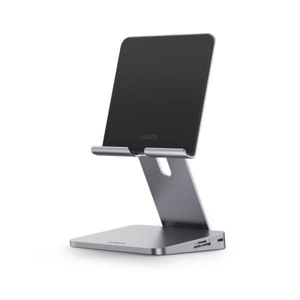 Anker 551 USB-C ハブ（8-in-1, Tablet Stand）折りたたみ式タブレッ...