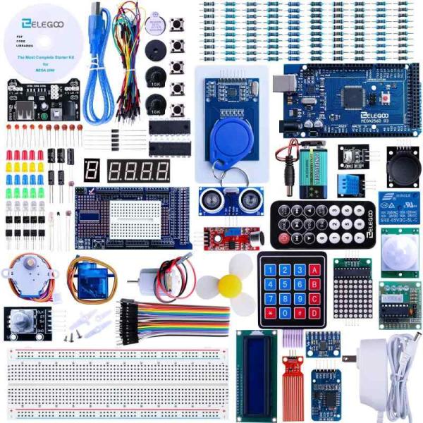 ELEGOO Arduino用のMega2560スタータキット最終版 初心者向け、チュートリアル付、...