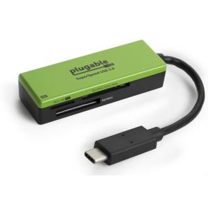 Plugable USB Type C (USB-C) フラッシュ・メモリーカード・リーダ