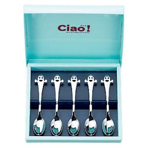 銀鱗 コーヒースプーン4pcセット（GR-106）和風 槌目模様 デザート