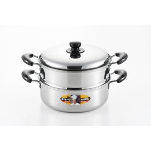 陳建一 二段蒸し器26cmガス火・IH対応（CK-073R）5.5L　メーカー直営　正規代理店