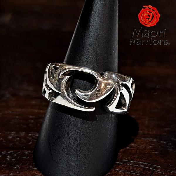 Maori Warriors リング Challenge 挑戦　シルバー 925 マオリ ウォーリア...