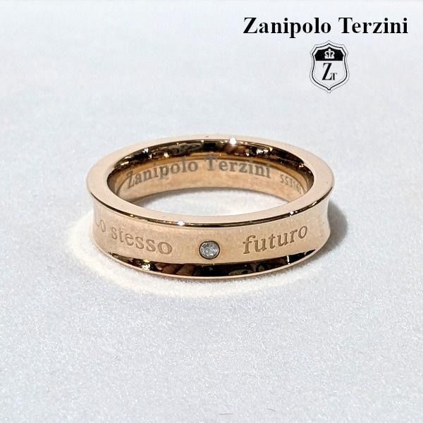 Zanipolo Terzini リング ダイアモンド 逆ラウンド ピンクゴールド　ザニポロタルツィ...