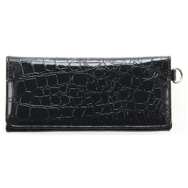 手巻たばこポーチマグネット　クロコブラック　【喫煙具・手巻きたばこ用品】