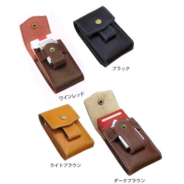 シガレット（たばこ）ケース・喫煙具　レザータバコケース