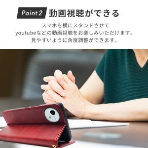 AQUOS wish5 ケース 手帳型 アクオ...の詳細画像4