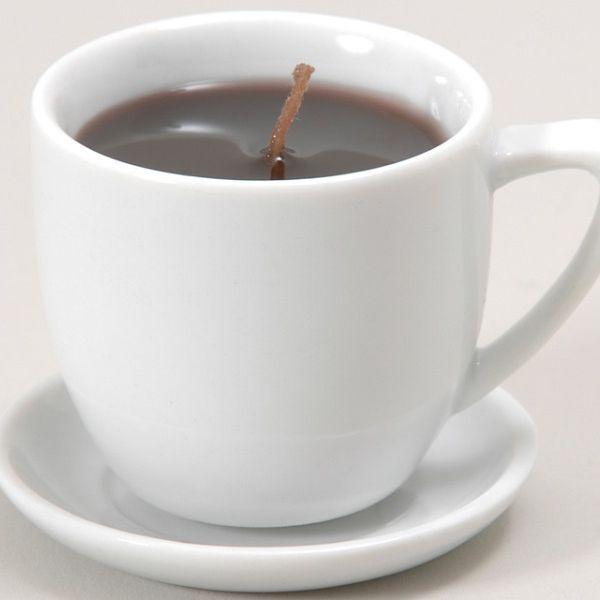 コーヒー キャンドル ソーサー付き 母の日 故人の好物シリーズ カメヤマローソク