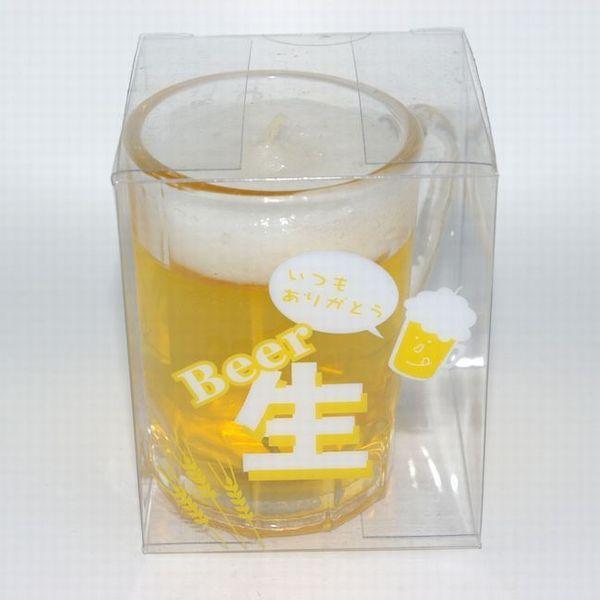 生ビールろうそく ミニジョッキキャンドル 故人の好物シリーズ カメヤマローソク 母の日 お供え ご仏...