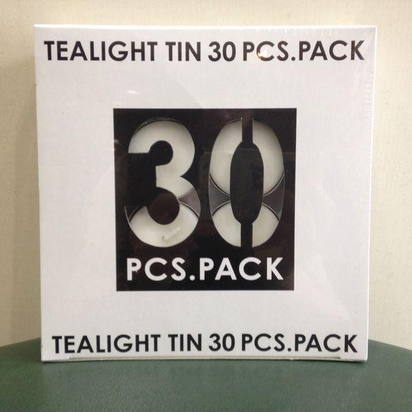 ティーライトティン 30個入り 植物性原料50%配合