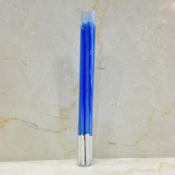 スリムキャンドル パステルブルー スカイ 青 10本入り お誕生日のお祝いろうそくに ネコポス対応