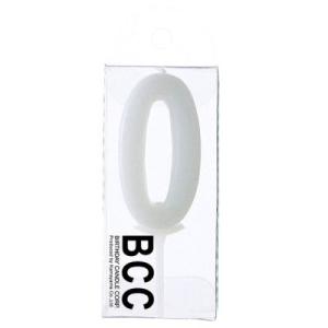 ０番 ナンバーキャンドル 数字ろうそく ホワイト 誕生日 ケーキ パーティー ネコポス対応