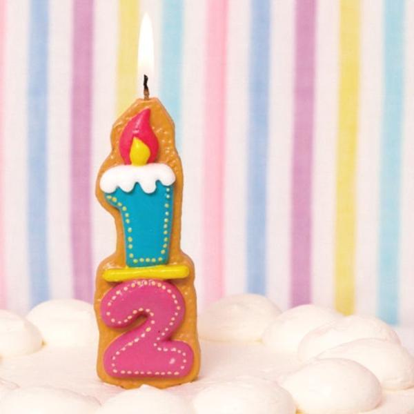 ハーフ バースデー クッキー ナンバー キャンドル 生後半年 お祝い 誕生日 パーティー 1/2 ア...