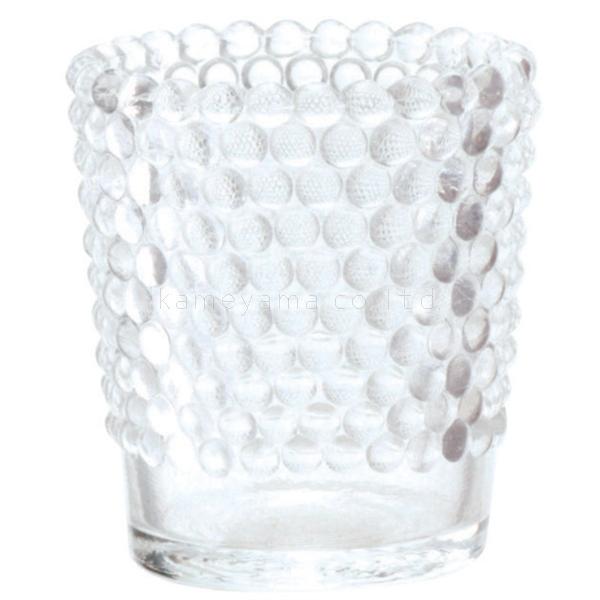 キャンドルホルダー ホビネルグラス ホビネル クリスタル ガラス製 インテリア カメヤマキャンドルハ...